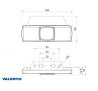 Feu de position LED remorque - Valeryd - 100x60x14,5